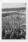 Arrival of Americans to POW Camp in World War II