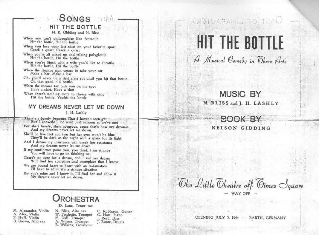 Hit the Bottle - POW play in WWII Germany