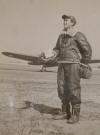 Rodolph Case - World War II pilot with plane