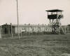 Barracks and guard tower at Stalag Luft I
