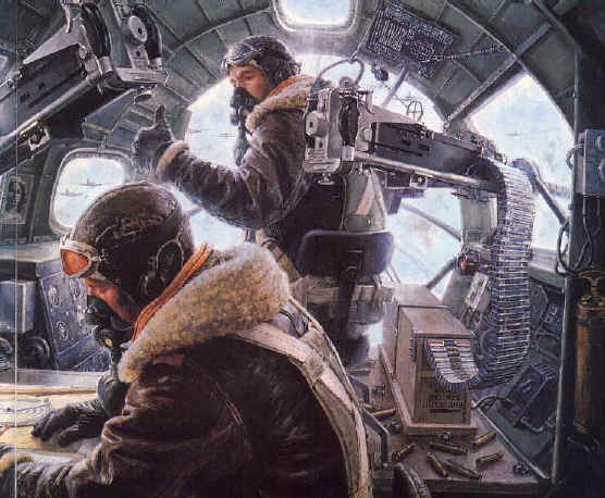 World War II combat mission - B-17