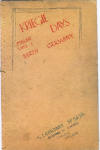 Cover of his wartime log  book