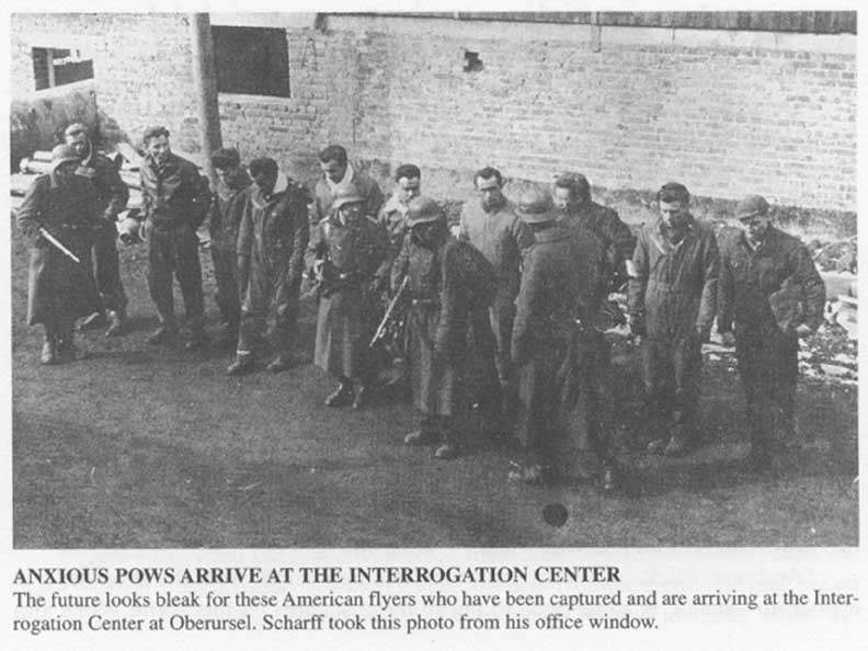 Air crew arrival at Dulag Luft - Prisoner of War interrogation center
