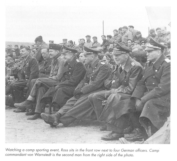 Ross Greening and four German officers