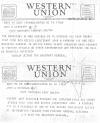 Western Union Telegrams from WWII
