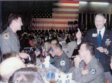 Claude at POW luncheon at Barksdale AFB
