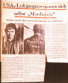 German newspaper article of Murder, Inc. 