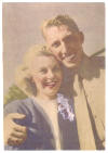 Fran and Perk Chumley - wedding day 1943