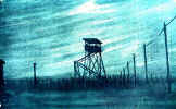 Guard tower at Stalag Luft I in Barth, Germany